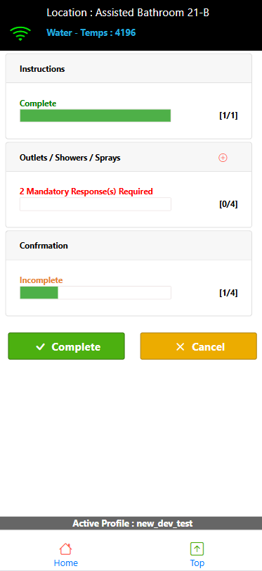 Mobile job checklist